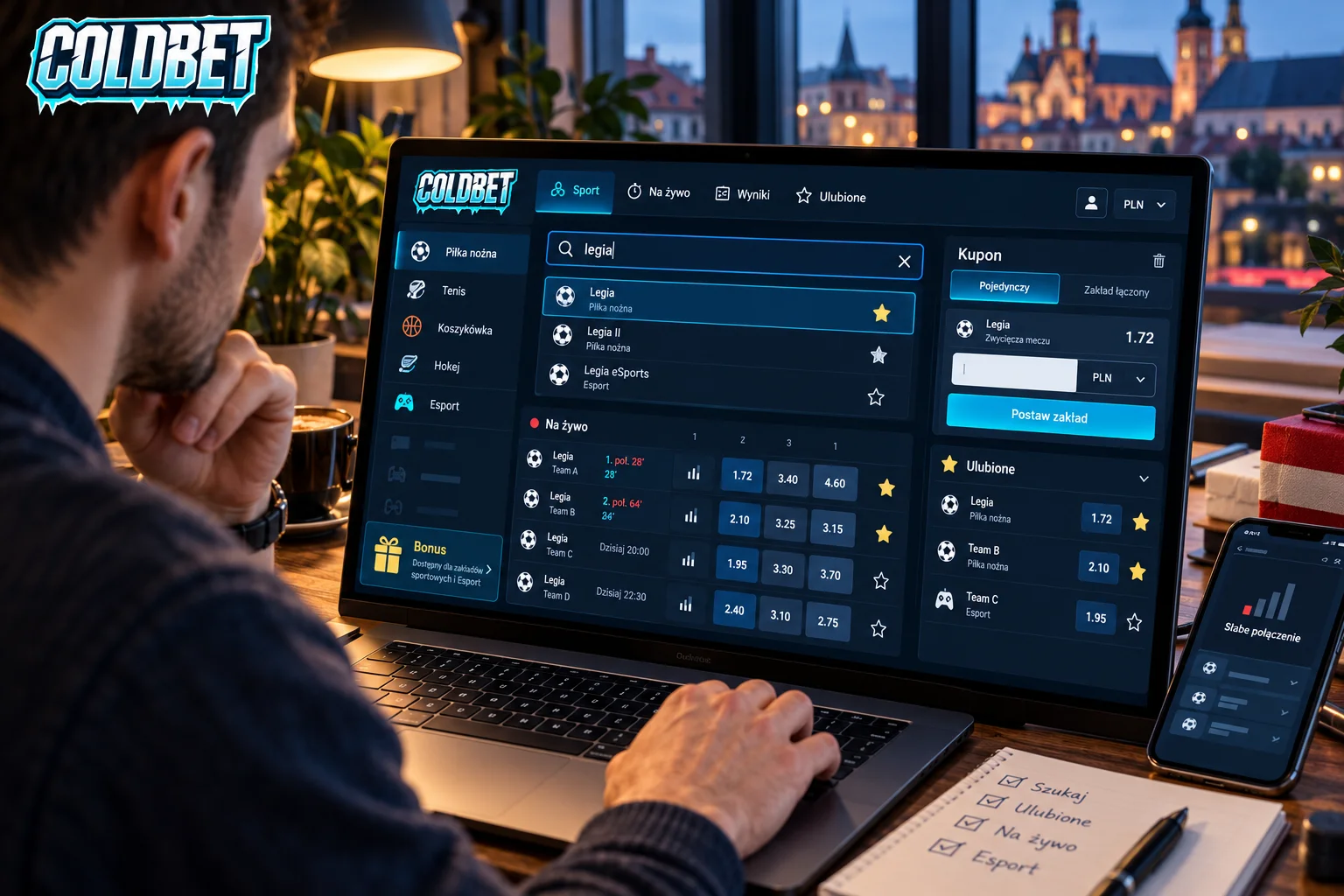 coldbet main betting Polska